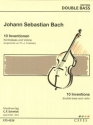 10 Inventionen aus BWV 722-801 fr Kontrabass und Violine