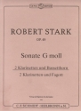 Sonate g-Moll op.49 fr 2 Klarinetten und Bassetthorn