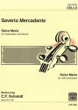 Saverio Mercadante  Salve Maria fr Violoncello und Klavier