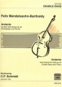 Felix Mendelssohn-Bartholdy  Andante aus dem Violinkonzert op. 64 fr Kontrabass und Klavier