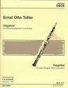 CFS4400   E.Toller, Klage-Lied für Oboe (Englischhorn) und Klavier