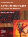 Cavatine des Pagen aus Die Hugenotten fr Oboe und Klavier