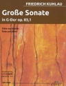 Groe Sonate G-Dur op.83,1 fr Flte und Klavier