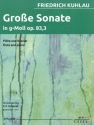 Groe Sonate g-Moll op.83,3 fr Flte und Klavier
