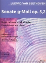 Sonate g-Moll op.5,2 fr Kontrabass und Klavier