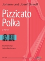 Pizzicato-Polka fr 2 Harfen 2 Spielpartituren