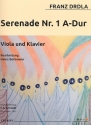 Serenade A-Dur Nr.1 fr Viola und Klavier