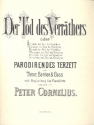 Der Tod des Verrthers fr Tenor, Bariton, Bass und Klavier Partitur