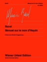 Menuet sur le nom d'Haydn fr Klavier