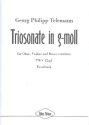 Triosonate g-Moll TWV42:g1 fr Oboe, Violine und Bc