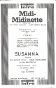 Midi Midinette  und  Susanna: fr Salonorchester Direktion und Stimmen