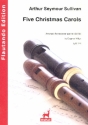 5 Christmas Carols fr 4 Blockflten (SATB) Partitur und Stimmen