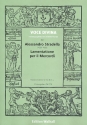 Lamentatione per il Mercordi Santo fr Alt und Bc Partitur und Stimmen (Bc nicht ausgesetzt)