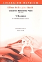 12 Sonaten Band 1 (Nr.1-6) fr Violoncello und Bc Partitur und Stimmen (Bc nicht ausgesetzt)