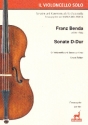 Sonate D-Dur fr Violoncello und Bc Partitur und Stimmen (Bc ausgesetzt)