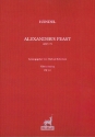 Alexander's Feast HWV75 fr Soli, gem Chor und Orchester Klavierauszug (en)