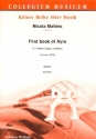 First Book of Ayres Band 2 fr Violine und Bc Partitur und Stimmen (Bc nicht ausgesetzt)