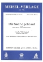 Die Sonne geht auf: Einzelausgabe Gesang und Klavier