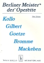 Berliner Meister der Operette: fr Salonorchester