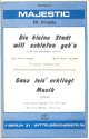 Die kleine Stadt will schlafen geh'n  und  Ganz leis' erklingt Musik fr Salonorchester Piano-Direktion und Stimmen