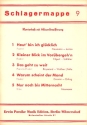 Schlagemappe Band 9 fr Gesang und Klavier