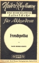Froschpolka: fr Salonorchester Direktion und Stimmen
