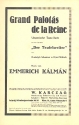 Grand Palots de la Reine fr Salonorchester, Stimmen Verlagskopie