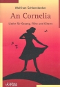 An Cornelia fr Gesang, Flte und Gitarre Partitur