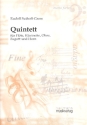 Quintett fr Flte, Oboe, Karinette, Horn und Fagott Partitur