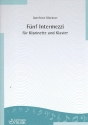 5 Intermezzi fr Klarinette und Klavier