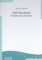5 Intermezzi fr Klarinette und Klavier