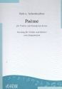 Pome fr Violine und Kammerorchester fr Violine und Klavier