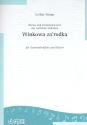 Thema und Variationen ber das sorbische Volkslied Winkowa za'rodka fr Sopranblockflte und Klavier