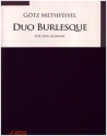 Duo burlesque fr 2 Klaviere zu 4 Hnden Partitur