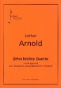 Zehn leichte Duette fr Klarinette und Akkordeon Partitur und Stimme