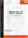 Pavane pour une infante def�nte f�r 4 Klarinetten Partitur und Stimmen