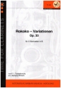 Rokoko - Variationen op.33 fr 4 Klarinetten Partitur und Stimmen