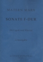 Sonate F-Dur fr Fagott und Klavier