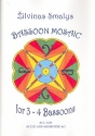 Bassoon Mosaic fr 3-4 Fagotte Partitur und Stimmen