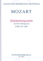 Quartett B-Dur KV285b fr Klarinette, Violine, Viola und Violoncello Partitur und Stimmen