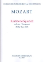Quartett B-Dur KV285b fr Klarinette, Violine, Viola und Violoncello Partitur und Stimmen