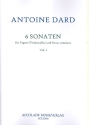 6 Sonaten Band 1 op.2 fr Fagott (Violoncello) und Bc Partitur und Stimmen