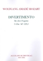 Divertimento G-Dur KV229,3 fr 3 Fagotte Partitur und Stimmen