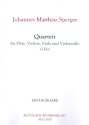 Quartett G-Dur fr Flte, Violine, Viola und Violoncello Partitur und Stimmen