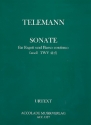 Sonate f-Moll TWV41:f1 fr Fagott und Bc Partitur und Stimmen