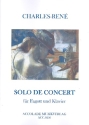Solo de concert für Fagott und Klavier für Fagott, Violine, Viola und Violoncello Stimmen