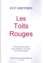 Les toits rouges fr Klarinettenensemble Partitur und Stimmen