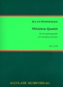 Miniature Quartet fr 4 Saxophone (SATBar) Partitur und Stimmen