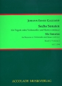 6 Sonaten Band 2 (Nr.4-63) fr Fagott (Violoncello) und Bc