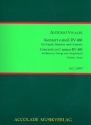Konzert c-Moll RV480 fr Fagott, Streicher und Cembalo Partitur